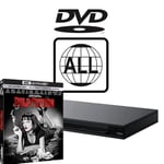 Sony Blu-ray Player UBP-X800 MultiRegion for DVD inc Pulp Fiction 4K UHD