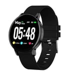 KYLN Smartwatch Android Bluetooth Smart Watch Men Women Heart Rate Blood Pressure Fitness Tracker Sports Band SmartWatch-Black