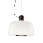 Flos - Bellhop Glass S2 pendellampa choko - Pendellampor - Edward Barber & Jay Osgerby - Brun