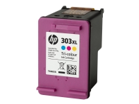 HP 303XL - 10 ml - Hög kapacitet - färg (cyan, magenta, gul) - originalpatron - för ENVY Photo 62XX, Photo 71XX, Photo 78XX ENVY Inspire 72XX, 79XX Tango