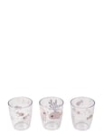 Yummy Mini Glass 3 Pcs Sea Friends Home Meal Time Cups & Mugs Cups Pink D By Deer