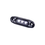 Varningsljus / Positionsljus Strands Dark Knight Ultra Slim - 12/24V / 0.2-0-3W / 79 mm, Vit