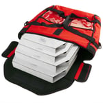 CityBAG - Réfrigérateur portable rouge 25 litres 40x40x16cm, sac à dos isotherme pour pique-nique, camping, plage, livraison de nourriture en moto ou
