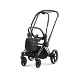 Cybex Platinum Line Priam understell inkludert seteramme, rosegold sort 4 hjul