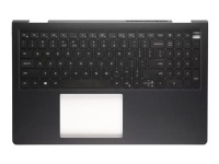 Dell - Byttetastatur for notebook med numerisk tastatur - bakbelysning - QWERTY - Internasjonal engelsk / kanadisk fransk - for Vostro 15 3510