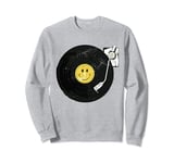 Happy Hardcore Vinyl Record Deck Acid House Ravers Sweatshirt