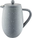 Café Olé BFD Cafetière, 1 Litre 3 Cup Double Walled Stainless Steel French Press Coffee Maker, Grey Granite Finish, BFD-08GG