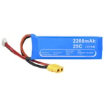 Batteri till DJI Phantom 1 / FC40 2200 mAh (kompatibelt)