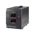 PowerWalker AVR 2000 SIV FR - automatisk spänningsregulator - 1600 Watt - 2000 VA