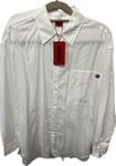 HUGO BOSS Shirt White EKEA Women's Cotton Size 44 / UK 12 / US 8 LR 483
