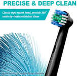 Toothbrush Heads Oral-B Pro 2 2500 CrossAction Genius 9000 650 Brush Head 8 Pack