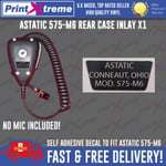 ASTATIC 575-M6 TEARDROP BACK mic microphone Decal Sticker self adhesive cb radio