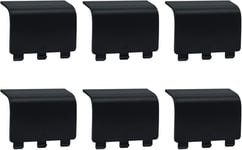 Lot De 6 Coques De Batterie De Rechange Pour Manette Xbox Series S/X (Pas Pour Manettes Xbox One/Elite 1 Et 2) - Noir