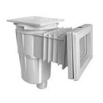 Astralpool Polyester 35665 6:e Graders Skimmer Standard Långt Munstycke Fyrkantigt Lock För Pool 17.5l