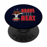 Ronald Acuña Jr. Atlanta Baseball Brave the Heat MLBPA PopSockets Swappable PopGrip