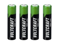 Voltcraft Vc-16026040 Uppladdningsbart Aaa-Batteri Nimh 900 Mah 1,2 V 1,2 V 4 St