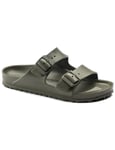 Birkenstock Women&apos;s Arizona Essentials EVA Sandals - Khaki (Narrow Fit) Colour: Khaki, Size: UK 3 (W)