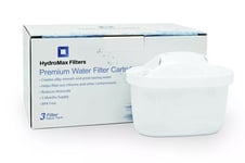 6 Pack HydroMax Universal Water Filter Cartridge Fits All Brita Maxtra/Plus+