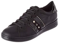 Geox Femme D Jaysen C Sneakers, Black, 36 EU