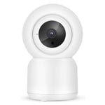 Hopcd 1080P 2MP Video Camera, Wireless Wifi Camera Baby/Pet Monitor, CCTV Home Security Monitor Cam Compatible with Tuya APP - IR Night Vision,Two-Way Audio Intercom, Real-Time Monitoring (White)
