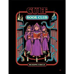 Steven Rhodes Cult Book Club Inramad Poster