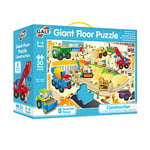 Galt Toys, Giant Floor Puzzle - Construction Site, Floor Puzzles for Kids, Ages 3 Years Plus