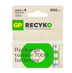 GP 850 ReCyko Uppladdningsbart AAA | HR03 Ni-Mh batteri 4-pack