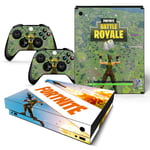 Kit De Autocollants Skin Decal Pour Console De Jeu Fortnite Corps H?Te De La Console De Jeu Xbox One X, T1tn-Xbonex-1052