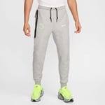 Barcelona Sweatpants NSW Tech Fleece - Grå/Neon - Nike, storlek X-Small