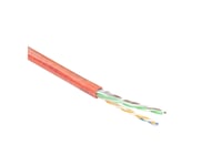 Act Cat6a - 305M Cat6a U/Ftp (Stp) Röd Nätverkskabel (Ep455b)