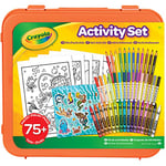 CRAYOLA - Set avec Feutres Lavables, Crayons de Cires, Crayons de Couleur, 95 Pièces, Activité Créative pour Enfants, Couleurs Assorties, 04-1089