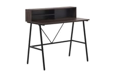 Skrivbord Dacion 100 cm med Förvaring Hyllor - Mörkbrun