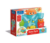Clementoni 17458 Animales Octo Park-Water Friends, Game, Shower Baby Animal New Born Floating Bath Toy for Kids 10 Months, Multicoloured