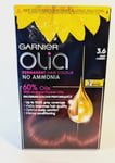 Garnier Olia Deep Cherry 3.6 Permanent Hair Dye Colour Kit No Ammonia Grey Cover