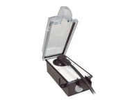 Bachmann 924.3491, Svart, Transparent, Polykarbonat, Ip44, 230 V, 16 A, 85 Mm