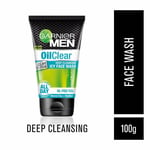 Garnier Men Oil Clear Clay D-Tox Deep Cleansing Icy Face Wash, 100gm (Pack of 1)