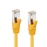 MicroConnect patchkabel CAT 6A S/FTP, gul 1.5 meter
