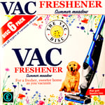 6 Disc Pack Vac Air Freshner Hoover Vacuum Cleaner Pet Lovers Summer Meadow Home