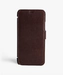 The Case Factory Plånboksfodral iPhone 11 Pro Max Lizard Brun
