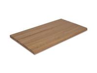 Blue Label Massiv Eg Bordplade Beregnet For Håndvask - 90X50x3 Cm - Inklusiv Voks/Olie - Leveres Eksklusiv Konsolbæringer