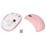 (Pink)Keyboard And Mouse Combo 100 Keys 1600DPI Wireless Dual Mode
