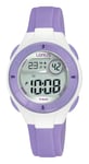Lorus Ladies Purple Polyurethane Strap Watch female