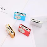 (c)Mini MP3 Player MP3 Player With Clip 3.5mm Rechargeable USB2.0 Stylish For