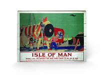 National Railway Museum Isle of Man (2) Impression sur Bois, Multicolore, 40 x 59 cm