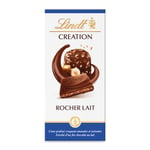 Tablette De Chocolat Lait Praliné Rocher Creation Lindt - La Tablette De 150 G