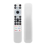 Silikonskyddsfodral för TCL RC902V FMR1 fjärrkontroll Vit