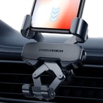 INIU Car Phone Holder, Air Vent Auto Lock 360° Universal Phone Holder for Car with SecureLock, One Hand Operation Mobile Phone Holder Mount for iPhone 13 12 X 8 Plus Samsung S20 Xiaomi Huawei GPS etc.
