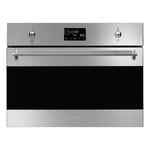 Smeg 45cm Combi Oven Classic - Stainless Steel