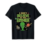 Alien Gifts For Men Head Green Ufo Area 51 Space T-Shirt
