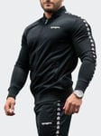 Tracksuit Jacket Mens Black